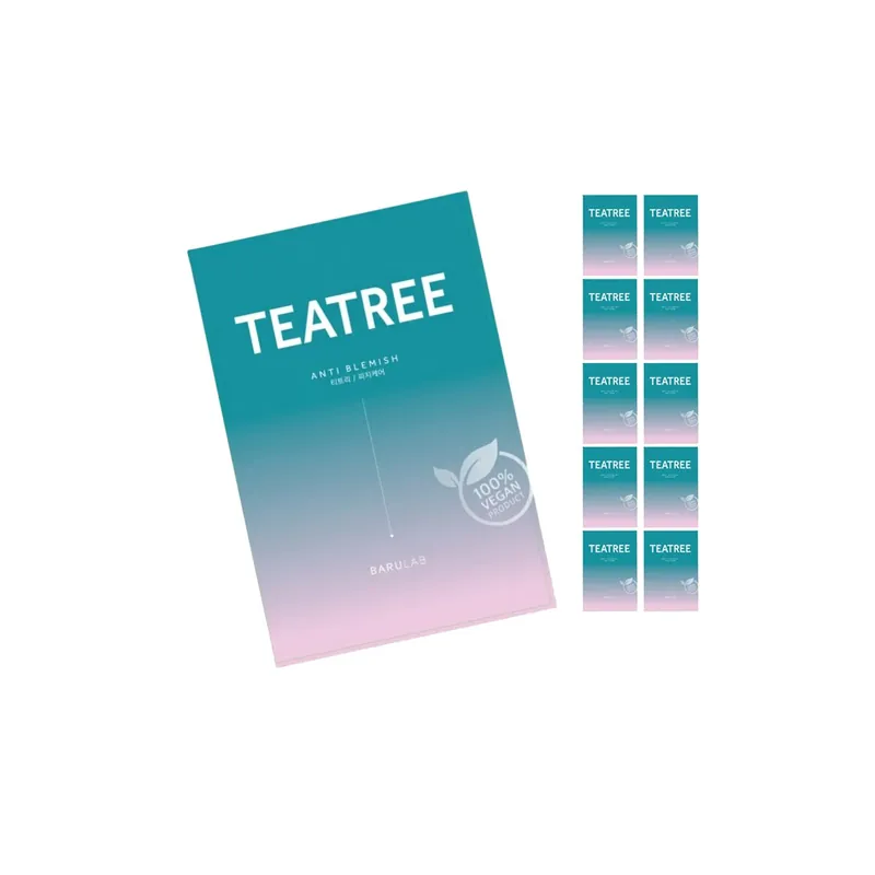 Sofort Bestellen Barulab TeaTree Tuchmaske (vegan) 10er Set