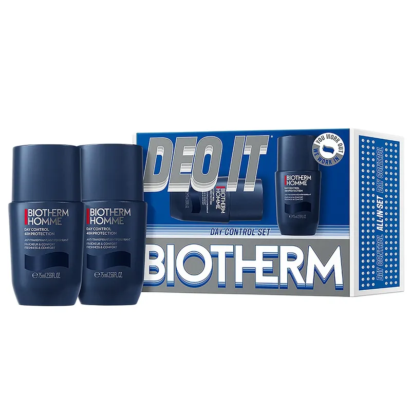 Neu Homme Day Control Roll-On Set Geschenk-Set 150 ml