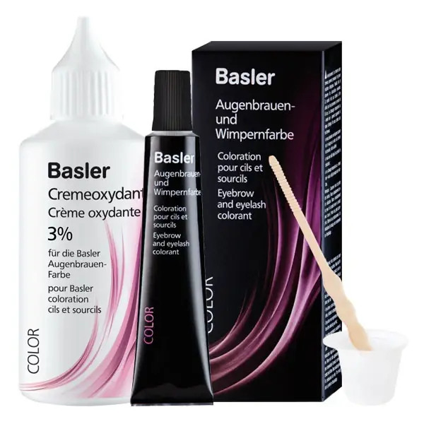 Schneller Versand Augenbrauen- und Wimpernfarbe Set Augenbrauen- und Wimpernfarbe lichtbraun