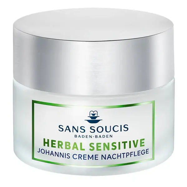 HERBAL SENSITIVE Johannis Creme Nachtpflege Gesichtscreme 50 ml Kracherpreis