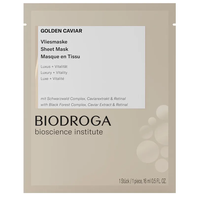 Bioscience Institute GOLDEN CAVIAR Vliesmaske Gesichtsmaske 16 ml Jetzt Bestellen