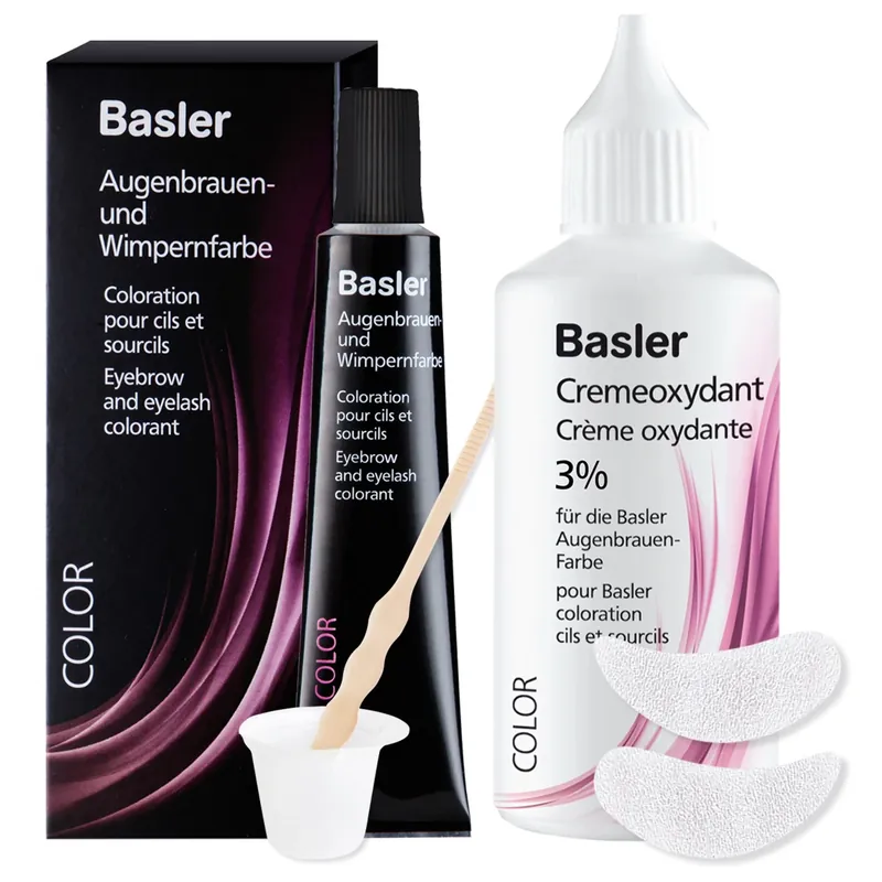 Schnäppchen eyebrow color Set Augenbrauen- und Wimpernfarbe Lichtbraun