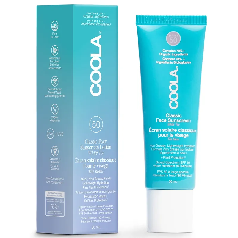 Classic SPF 50 Face Lotion White Tea Sun Lotion 50 ml Sonderaktion