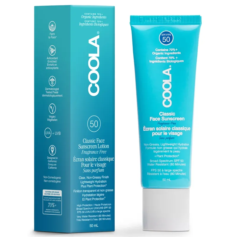 Classic SPF 50 Face Lotion Fragrance-Free Sun Lotion 50 ml Top-Preis