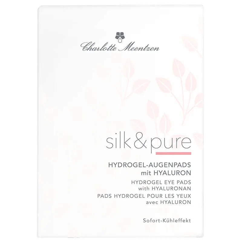 Silk & Pure Hydrogel-Augenpads mit Hyaluron Augenpads 10 Stck. Zertifiziert