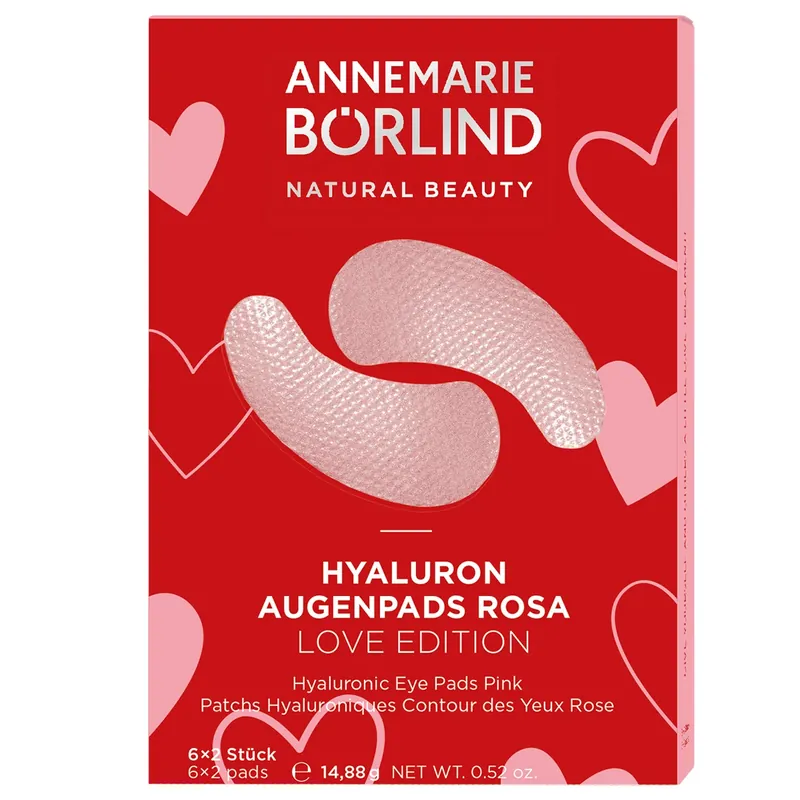Saisonangebot HYALURON AUGENPADS ROSA LOVE EDITION Augenpads 6 Pr.