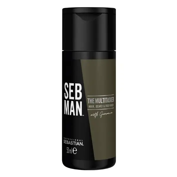SEB MAN The Multitasker Hair, Beard & Body Wash 2in1 Shampoo und Duschgel 50 ml Garantierte Lieferung