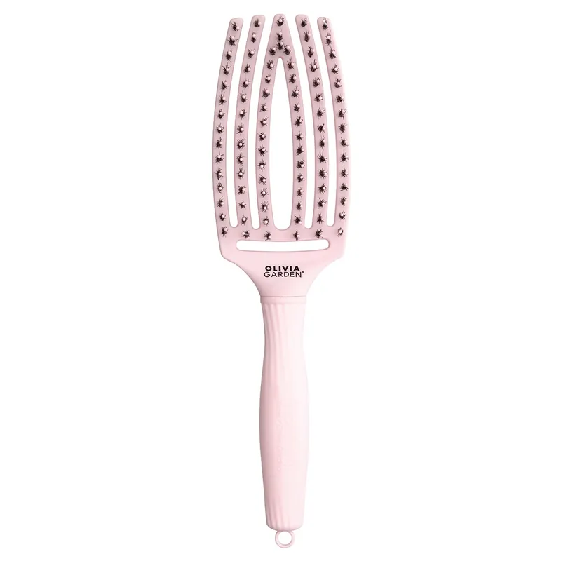 Fingerbrush Combo Pastel Pink Massagebürste S, 4-reihig Highlight
