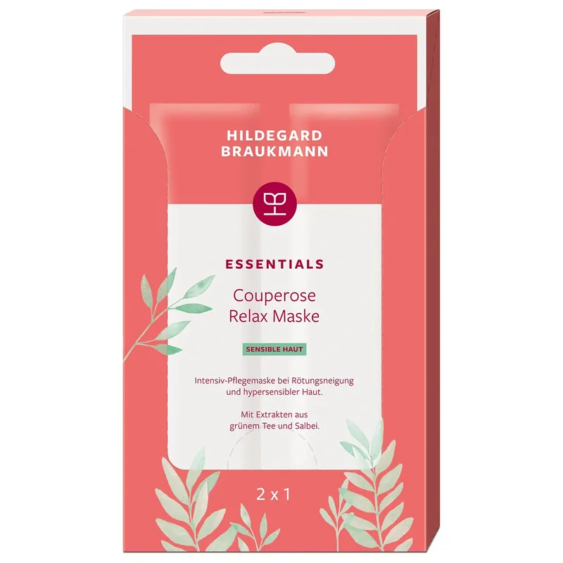Schneller Versand ESSENTIALS Couperose Relax Maske Gesichtsmaske 14 ml