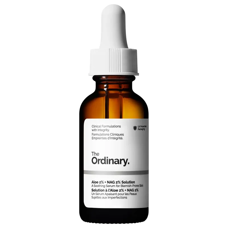 Begrenztes Angebot Aloe 2% + NAG 2% Solution Gesichtsserum 30 ml