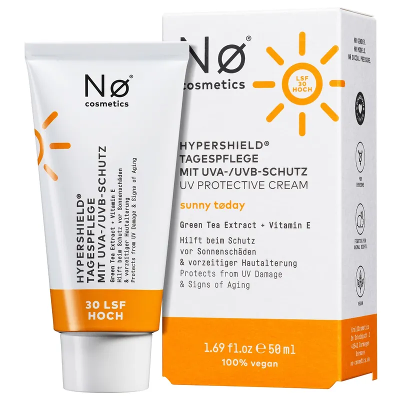 Neu Im Sortiment sunny tøday Hypershield Tagespflege mit UVA-/UVB-Schutz Gesichtscreme 50 ml