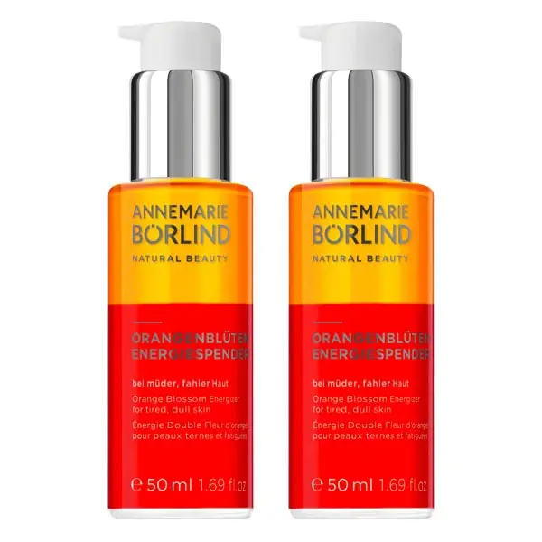 ORANGENBLÜTEN ENERGIESPENDER Set (2 x 50 ml) Gesichtspflege-Set 100 ml Geprüft