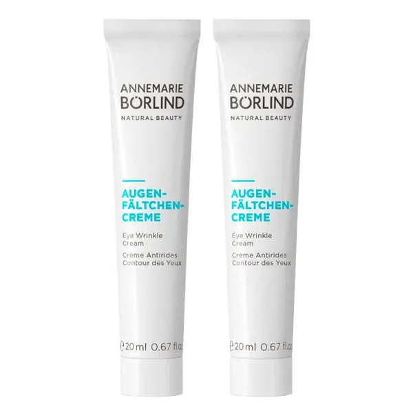 Preiswert AUGEN-FÄLTCHEN-CREME Set (2 x 20 ml) Gesichtspflege-Set 40 ml