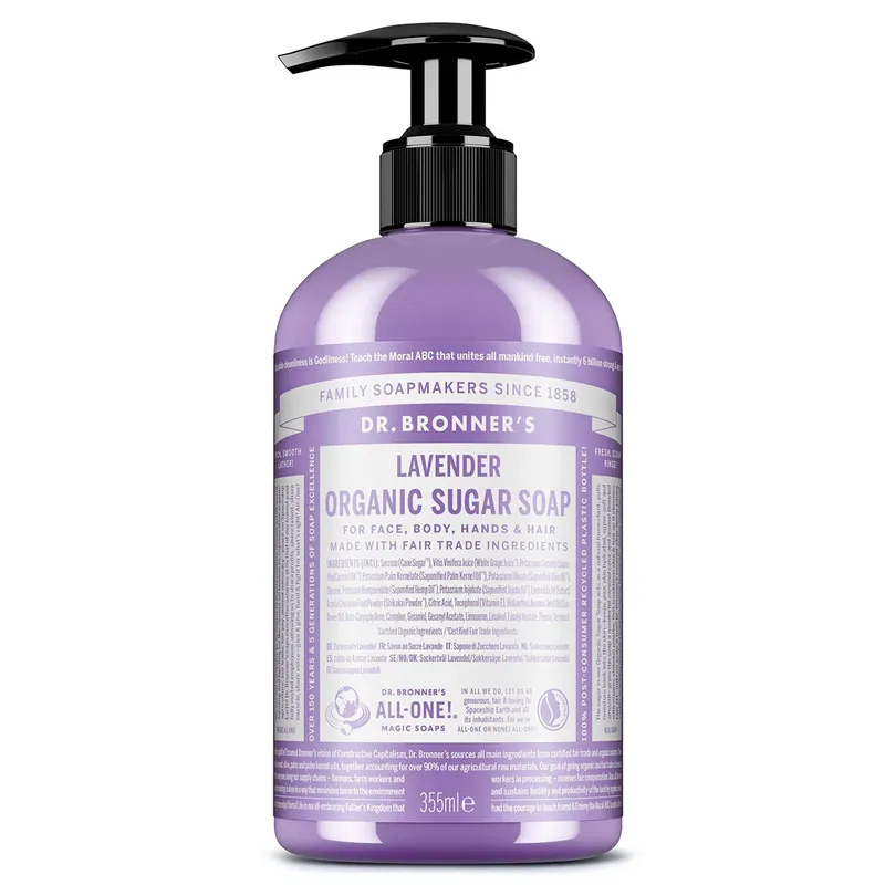ORGANIC SUGAR SOAP Lavender Seife 355 ml Super-Preis