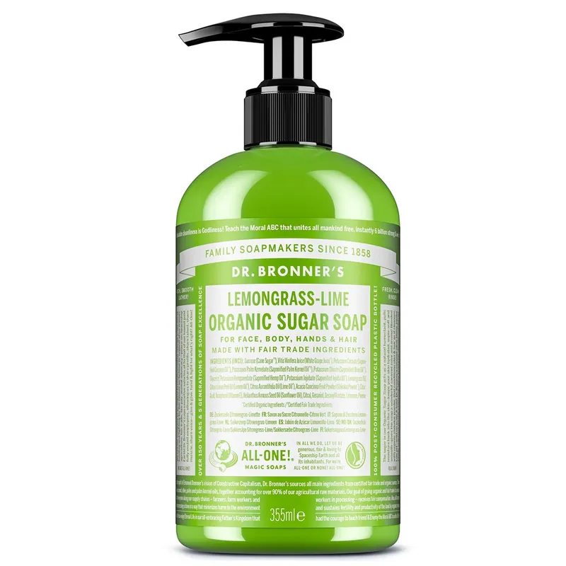 Nur Für Kurze Zeit ORGANIC SUGAR SOAP Lemongrass Seife 355 ml