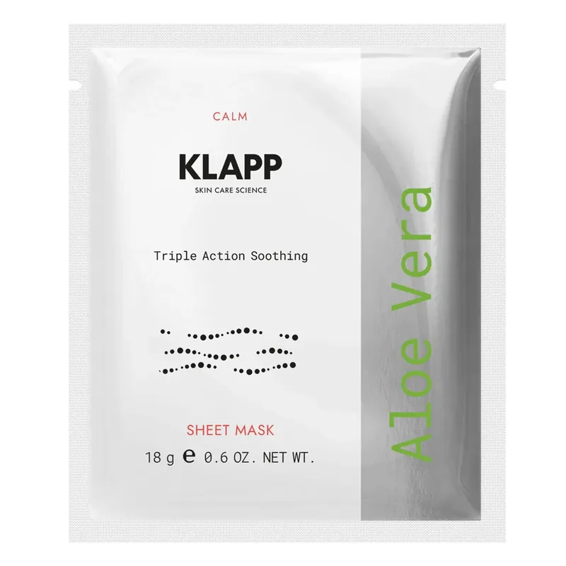 Nur Heute Aloe Vera Triple Action Soothing Sheet Mask Tuchmaske 18 g