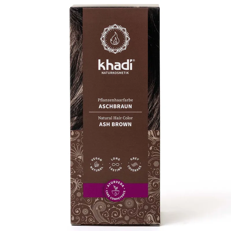 Pflanzenhaarfarbe Aschbraun Haarfarbe 100 g Markenprodukt