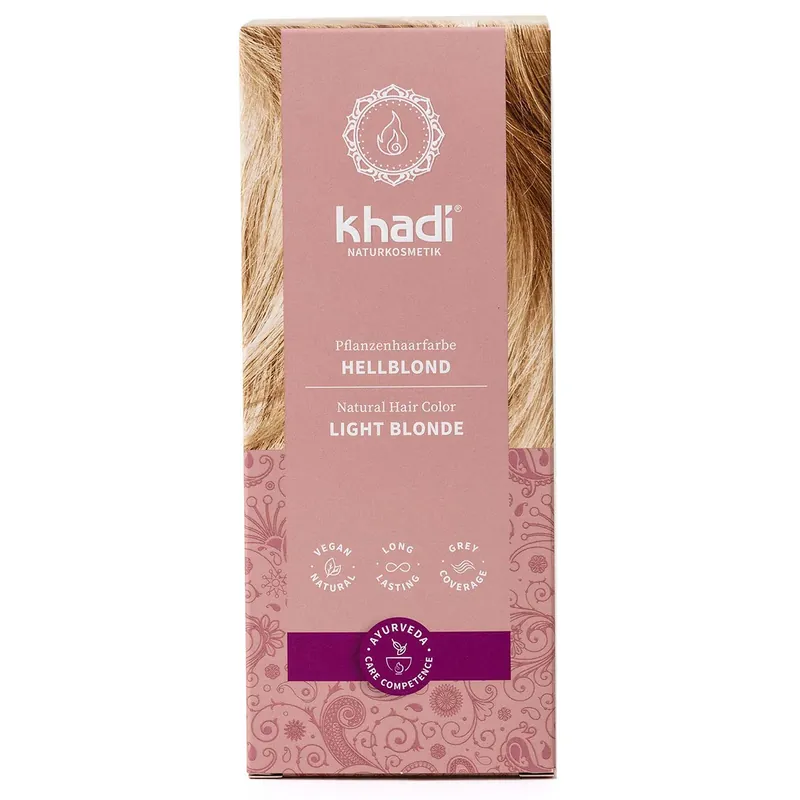Echt Pflanzenhaarfarbe Hellblond Haarfarbe 100 g