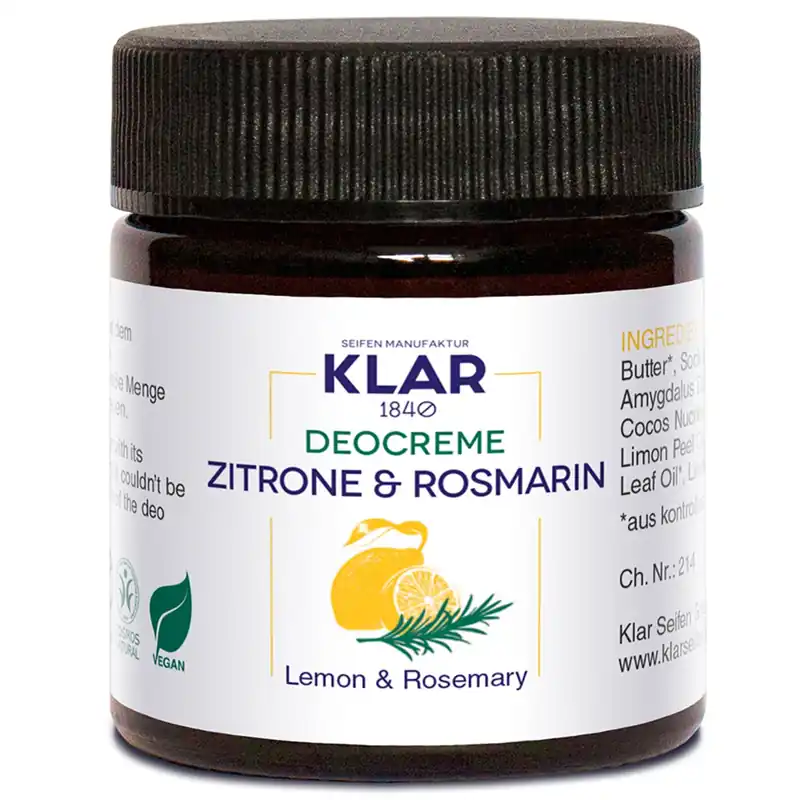 Deocreme Zitrone & Rosmarin Deodorant 30 ml Jetzt Kaufen