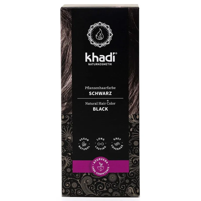Bestseller Pflanzenhaarfarbe Schwarz Haarfarbe 100 g