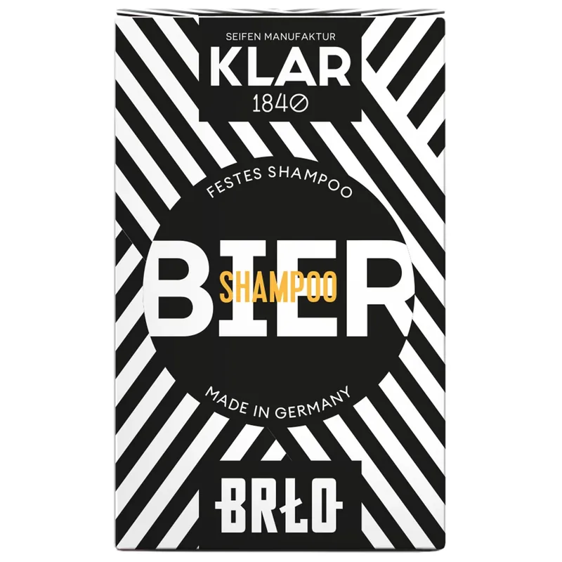 Abverkauf Festes Biershampoo Klar Seifen X BRLO Festes Shampoo 100 g