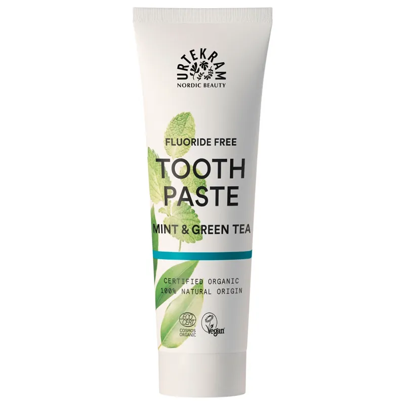 Top-Seller Fluoride Free Whitening Tooth Paste Mint & Green Tea Zahnpasta 75 ml