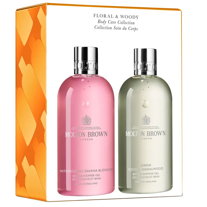 Neu Floral & Woody Body Care Collection Körperpflege Set 600 ml