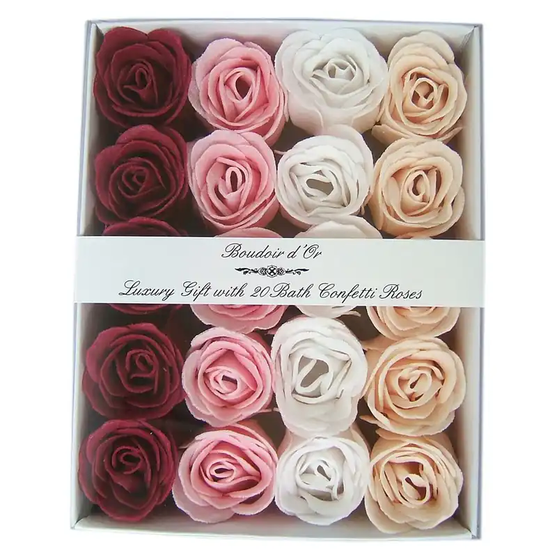 Jetzt Bestellen Rosen-Seifen-Blüten Set Geschenk-Set 20 Stck.