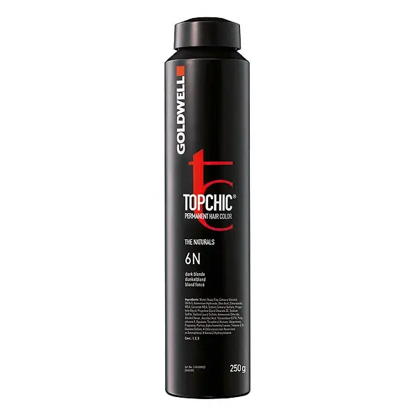Top-Angebot Topchic Permanent Hair Color Haarfarbe Naturals 2N Schwarz, Depot-Dose 250 ml