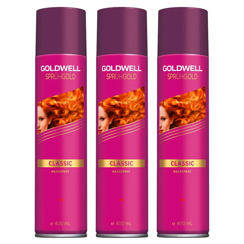 Sprühgold Classic Haarspray 3er Set Medi Haarstyling-Set 1200 ml Knallerangebot