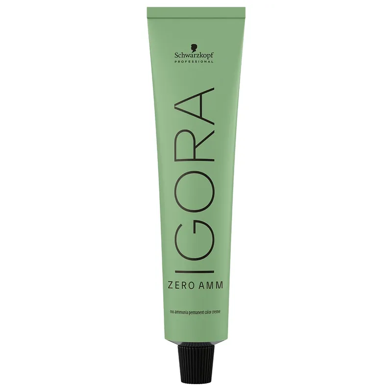 Bestseller IGORA ZERO AMM No Ammonia Permanent Color Creme Haarfarbe 1-0 Schwarz Natur Tube 60 ml