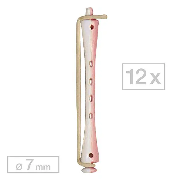 Saisonangebot Dauerwellwickler lang Dauerwellwickler Grün/Weiß Ø 6 mm, Pro Packung 12 Stück