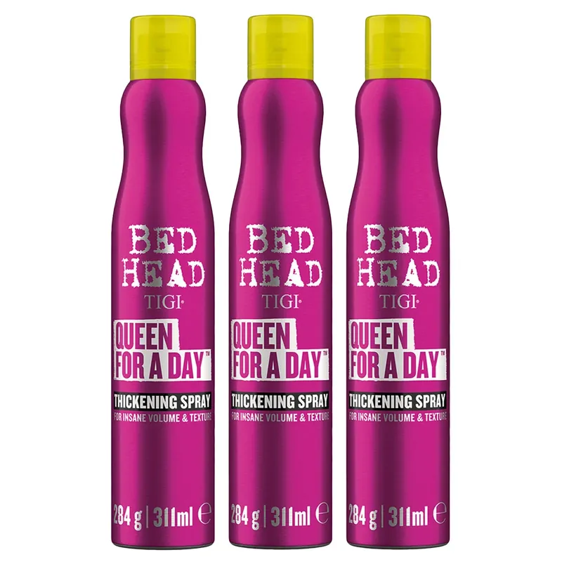 Sofort Bestellen BED HEAD Queen For A Day Thickening Spray 3 er Set Haarstyling-Set 933 ml