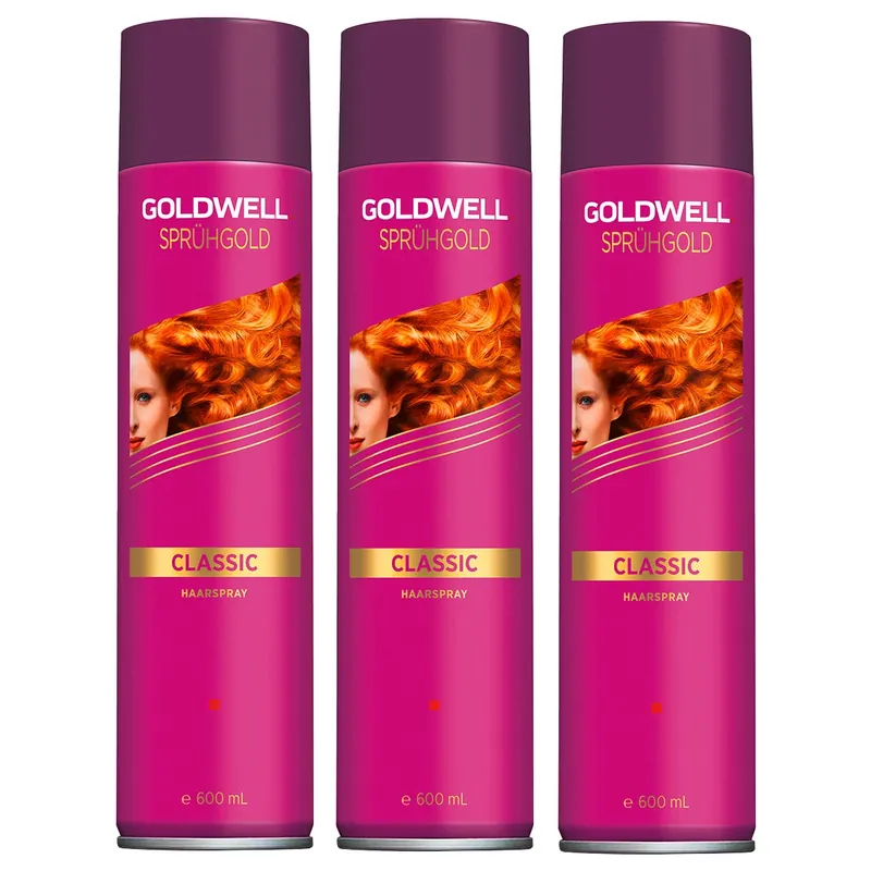 Schnäppchen Sprühgold Classic Haarspray 3er Set Maxi Haarstyling-Set 1800 ml