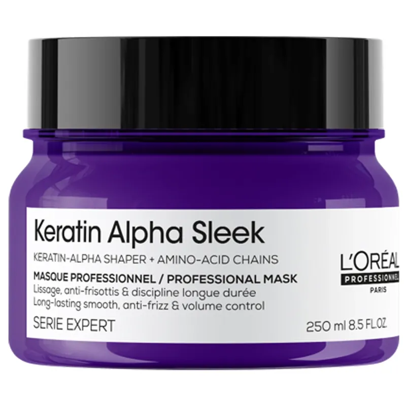 Serie Expert Keratin Alpha Sleek Professional Mask Haarmaske 250 ml Wochenendangebot