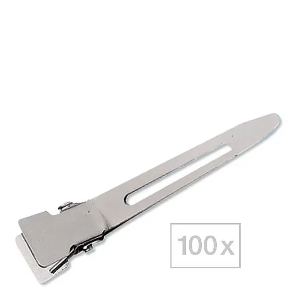 Markenprodukt Qualitäts-Haarclips Friseurzubehör 100 Stck.