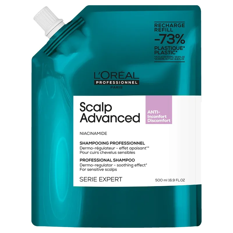 Neue Kollektion Serie Expert Scalp Advanced Anti-Discomfort Dermo-Regulator Shampoo Refill Shampoo 500 ml