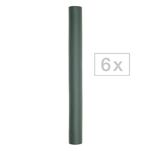 Schneller Versand Flex-Wickler Dauerwellwickler Olivgrün, Ø 25 mm, Pro Packung 6 Stück