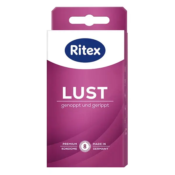 LUST Kondome Pro Packung 8 Stück Neu