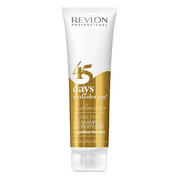 Revlonissimo 45 days total color care 2in1 Shampoo und Conditioner Golden Blondes, 275 ml Jetzt Kaufen