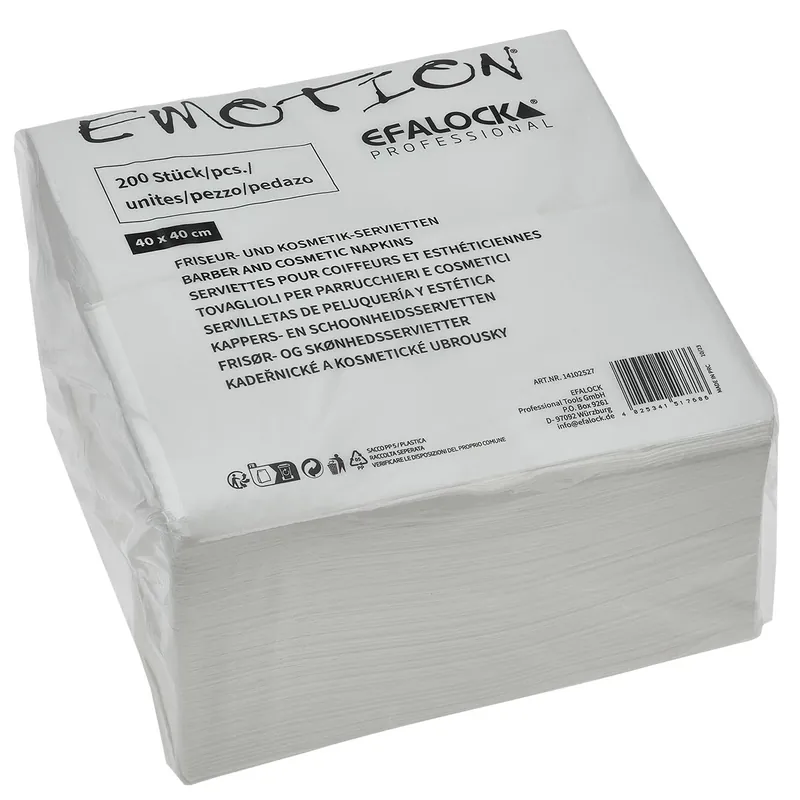 Beliebt Emotion Friseur- und Kosmetik-Servietten Friseurzubehör weiß 200 Stück Pro Packung