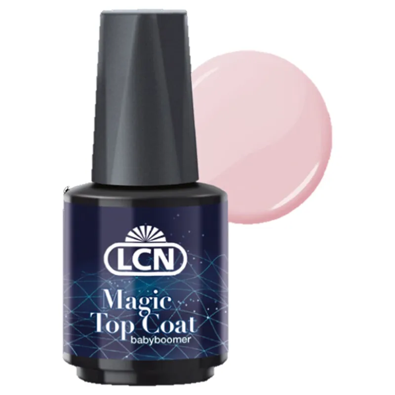 Magic Top Coat Versiegelung für Gelnägel Rosé Glimmer 10 ml Angebot