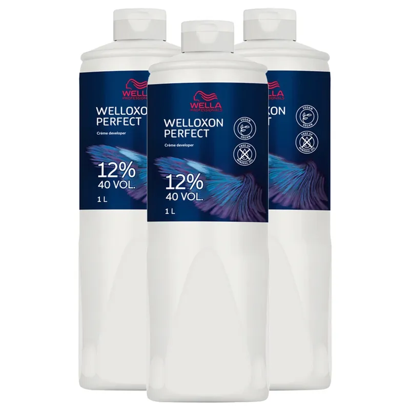 Welloxon Perfect Creme Developer 3er Set 12 % - 40 Vol. Entwickler 3 l Knallerangebot
