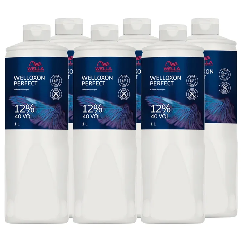 Schnäppchen Welloxon Perfect Creme Developer 6er Set 12 % - 40 Vol. Entwickler 6 l