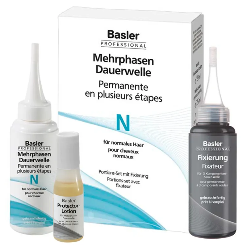 Sichere Zahlung Mehrphasen Dauerwelle Portions-Set N, für normales Haar