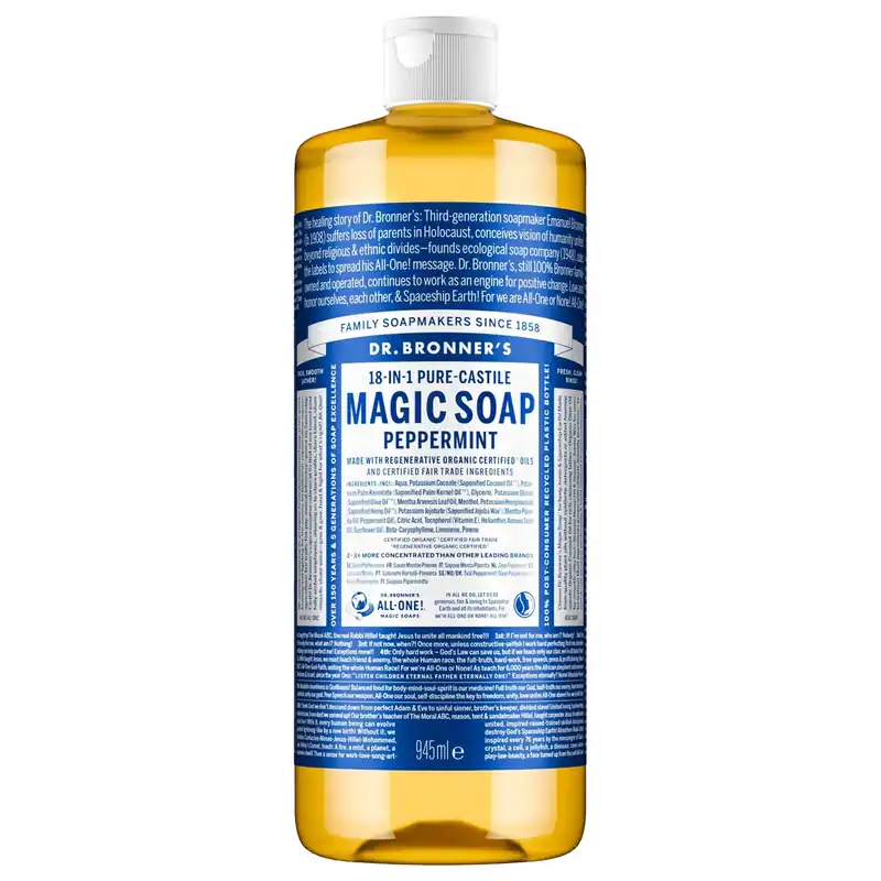 MAGIC SOAP Peppermint Flüssigseife 945 ml Neue Ware