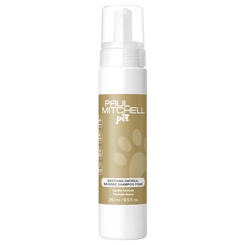 Neue Ware Pet Soothing Oatmeal No-Rinse Shampoo Foam Shampoo 250 ml