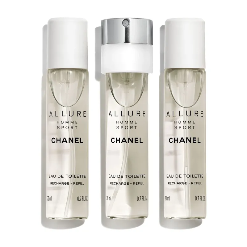 Geprüft ALLURE HOMME SPORT EAU DE TOILETTE NACHFÜLLBARES TWIST AND SPRAY 3 x 20 ml (Diese Option ist zurzeit nicht verfügbar.)