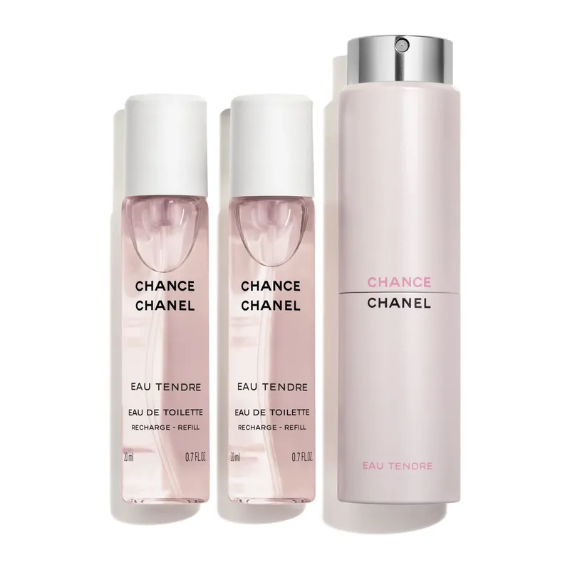 Begrenztes Angebot CHANCE EAU TENDRE EAU DE TOILETTE TWIST AND SPRAY 3 x 20 ml