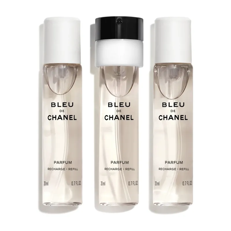 BLEU DE CHANEL PARFUM TWIST AND SPRAY 3 x 20 ml Nur Heute